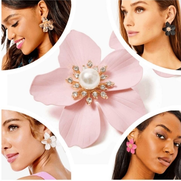 Lilly Pulitzer Large Scale Orcaid Earings In Pink - Picture 5 of 5